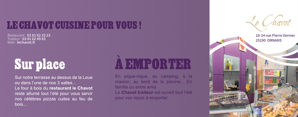 Le Chavot cuisine pour vous